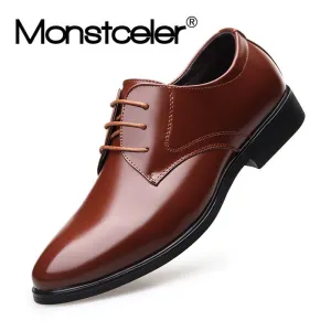 Brand Designer Leather Men's Dress Shoes