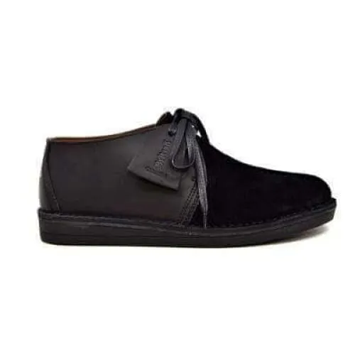 British Walkers Kingston Desert Trek Men's Black Leather and Suede