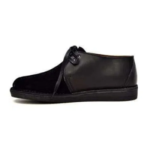 British Walkers Kingston Desert Trek Men's Black Leather and Suede