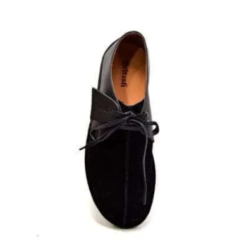 British Walkers Kingston Desert Trek Men's Black Leather and Suede