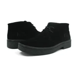 British Walkers Playboy Men's Black Suede