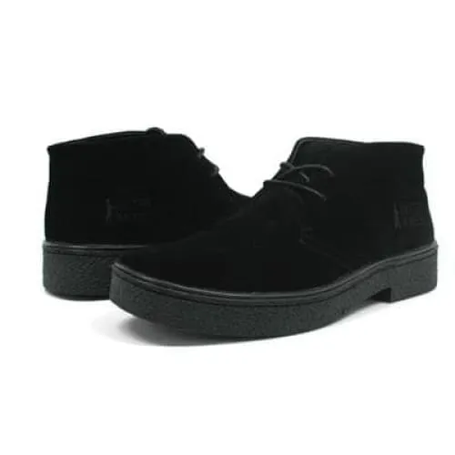 British Walkers Playboy Men's Black Suede