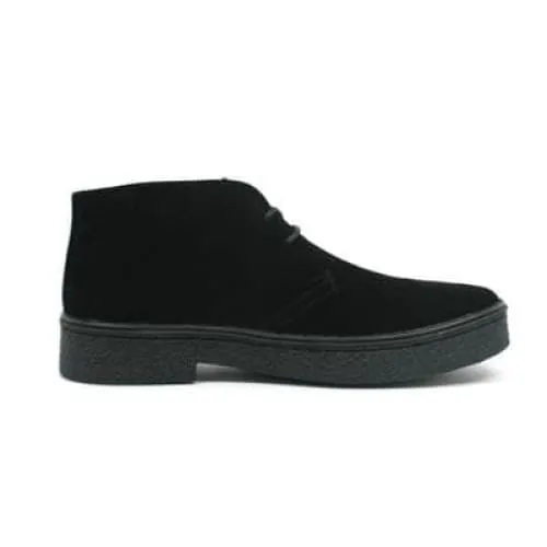 British Walkers Playboy Men's Black Suede