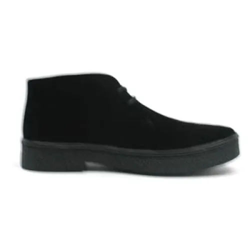 British Walkers Playboy Men's Black Suede