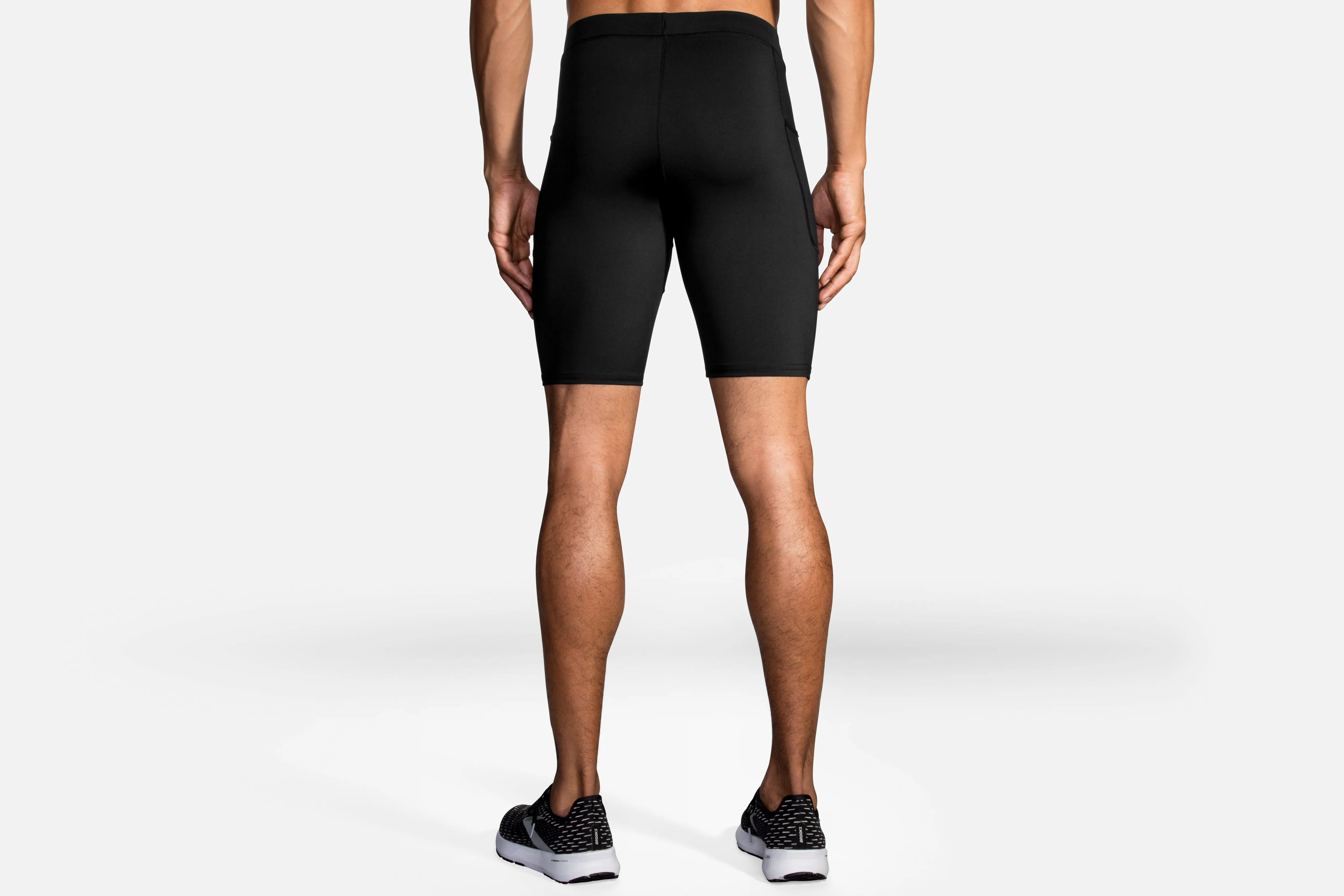 Brooks | Source 9" Short Tight | Men's | Black