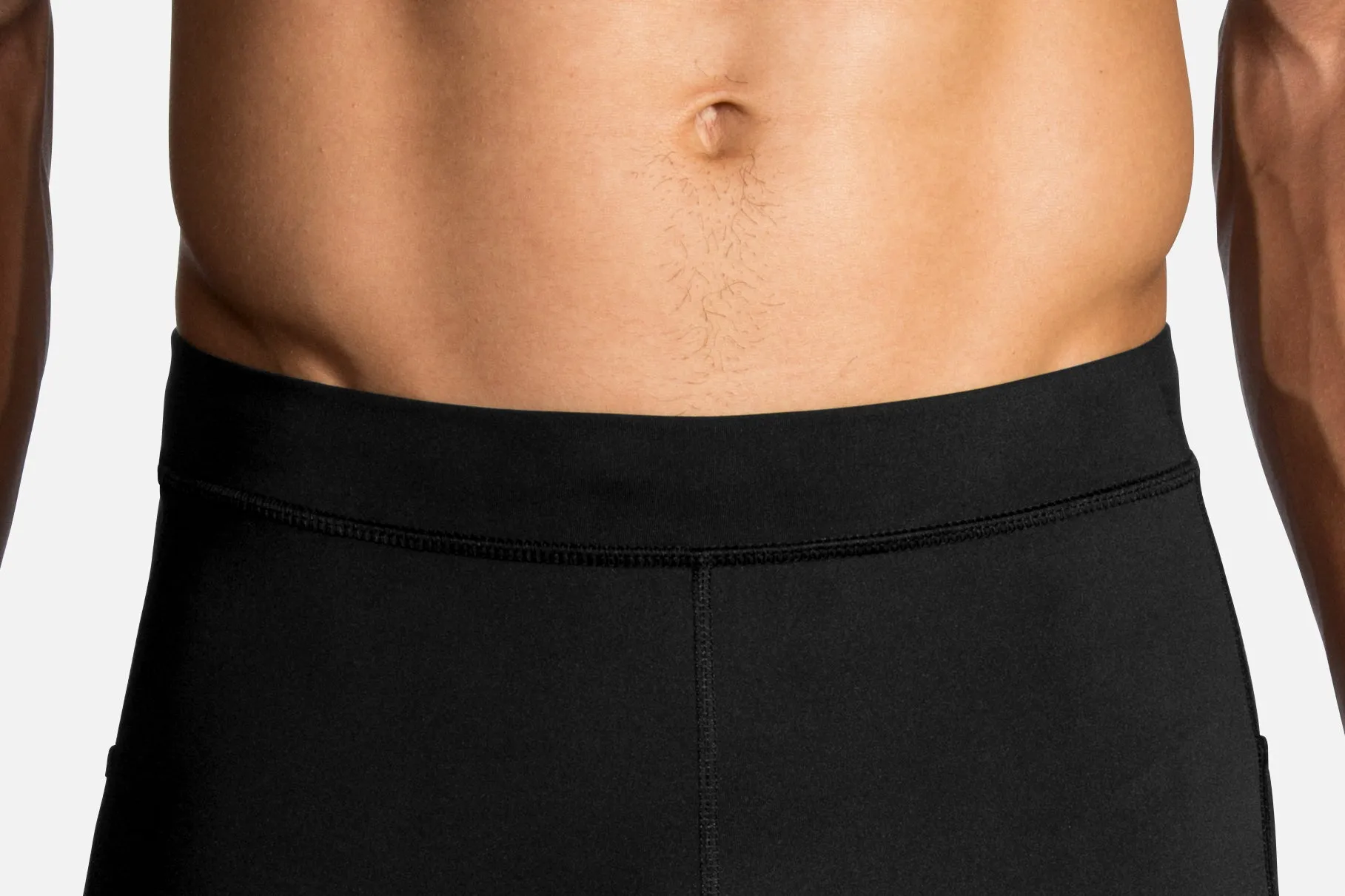 Brooks | Source 9" Short Tight | Men's | Black