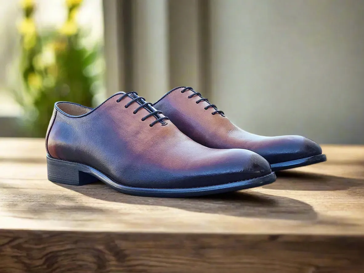 Burnished Two Tone Wholecut Oxford