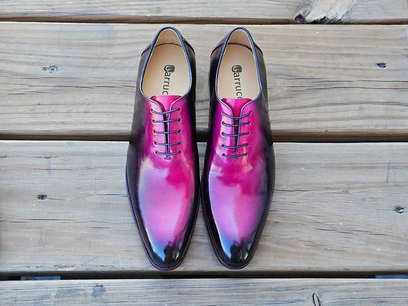 Burnished Two Tone Wholecut Oxford