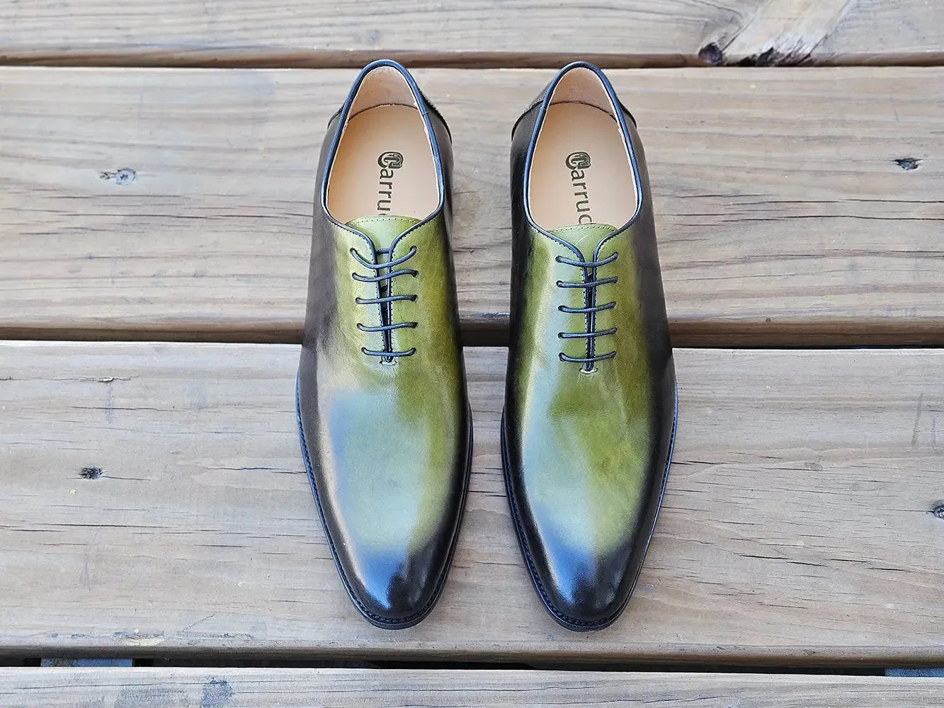 Burnished Two Tone Wholecut Oxford