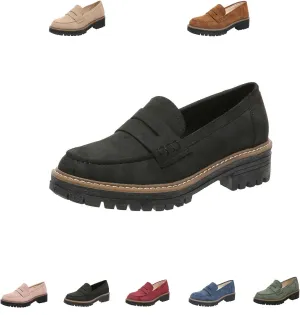 Business and Casual Shoes,Women's Loafers Thick Sole Loafers Lug Sole Comfortable Loafers Suitable for Work