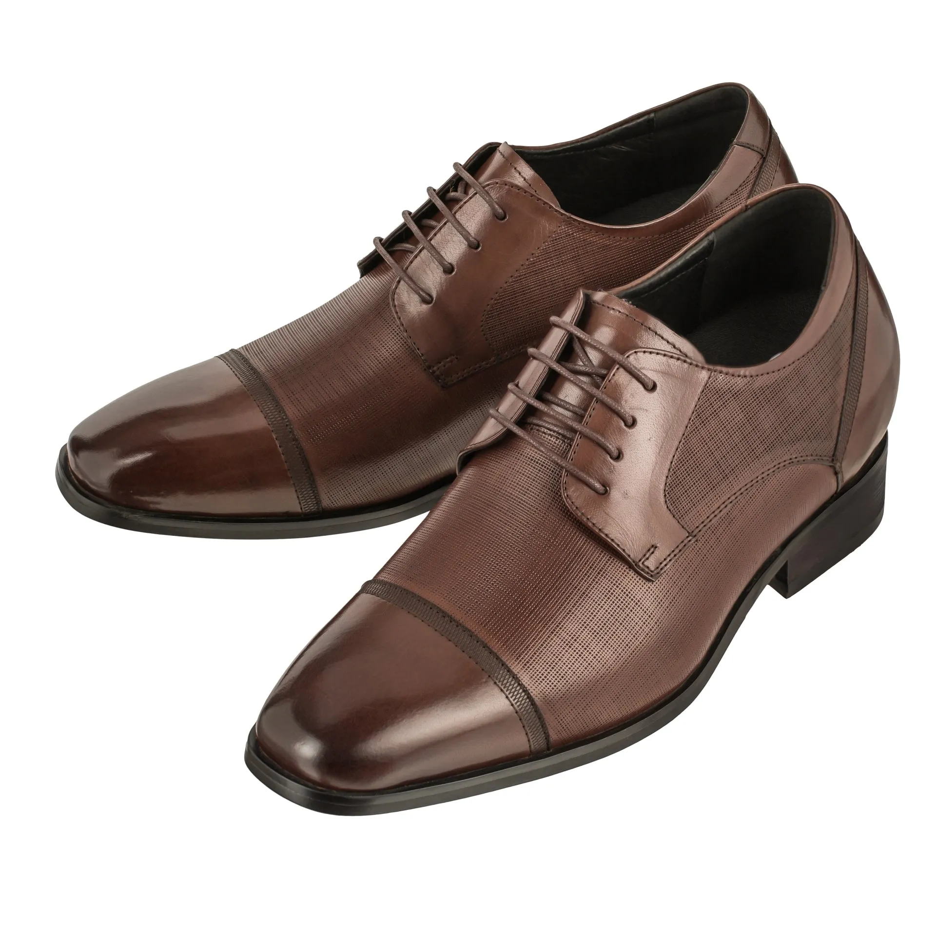 CALTO - Y40551 - 3.2 Inches Taller (Coffee Brown)