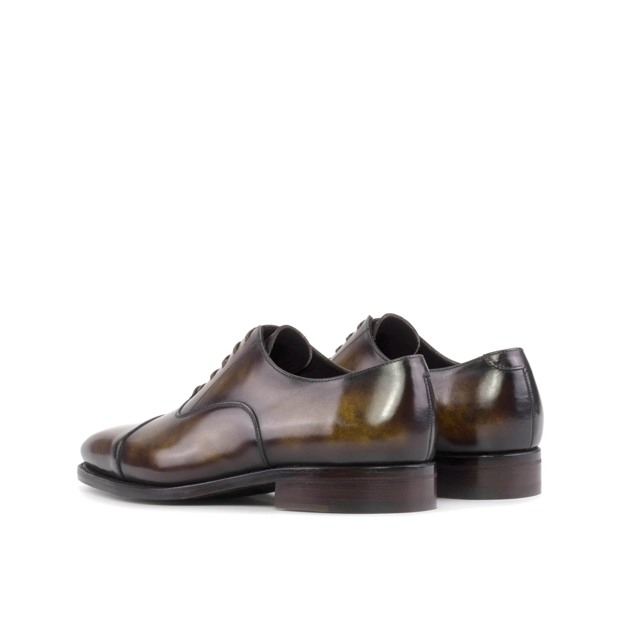 Cap Toe Oxford in Tobacco Patina