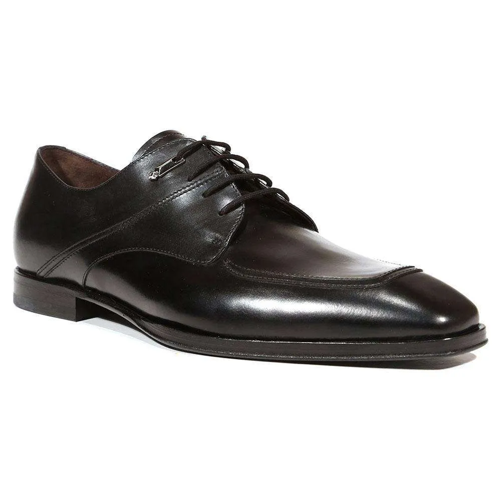 Cesare Paciotti Luxury Italian Men's Designer Shoes Baby Lux Black Oxfords (CPM5014)
