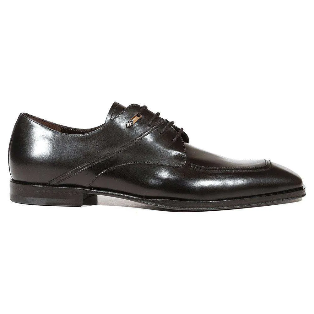 Cesare Paciotti Luxury Italian Men's Designer Shoes Baby Lux Black Oxfords (CPM5014)