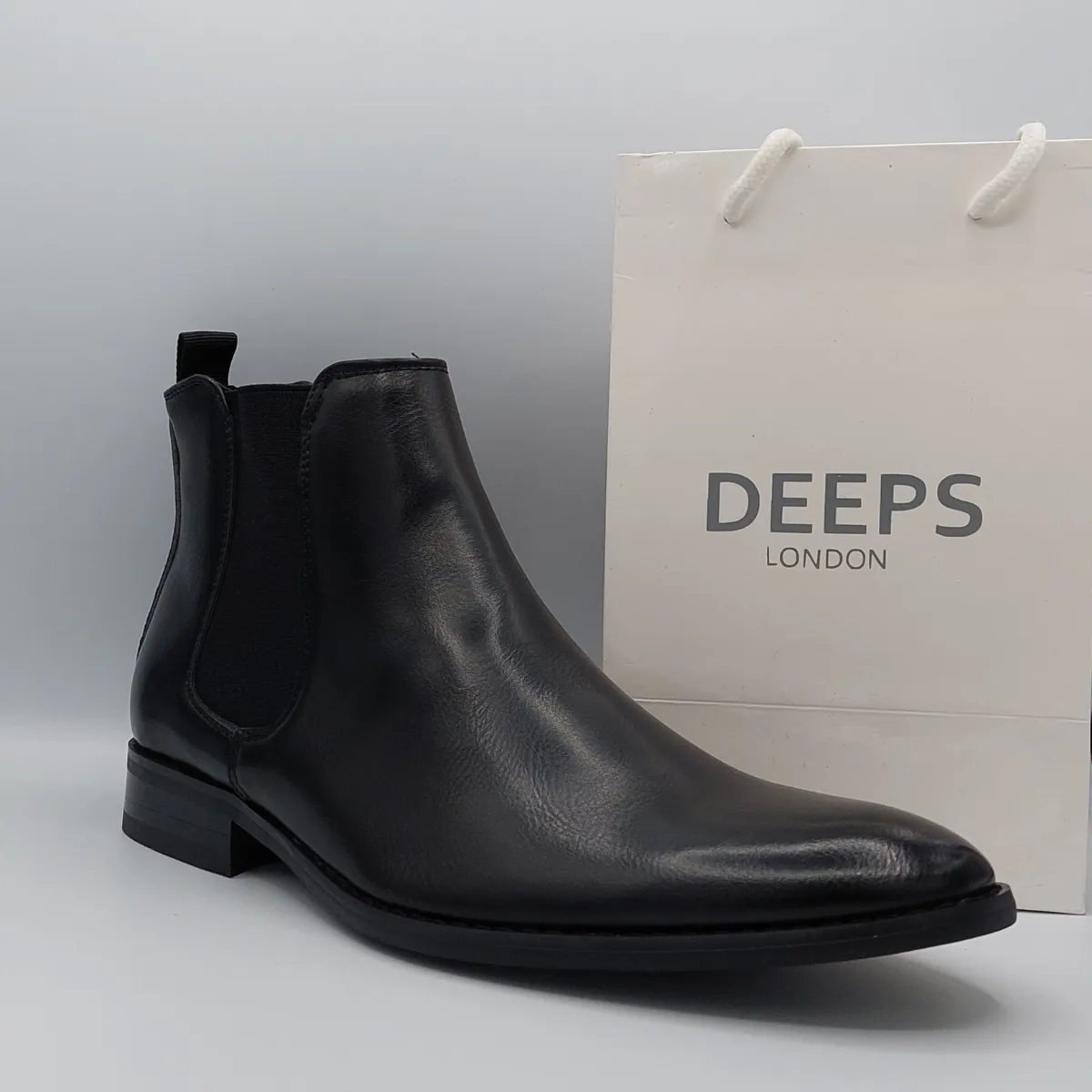CHASE MEN'S FAUX LEATHER CHELSEA BOOTS