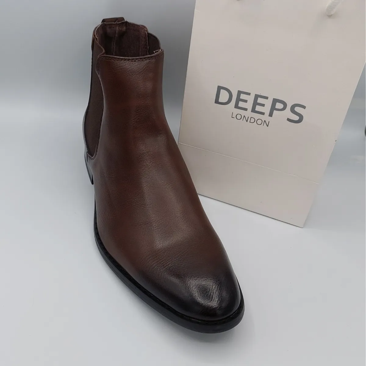 CHASE MEN'S FAUX LEATHER CHELSEA BOOTS