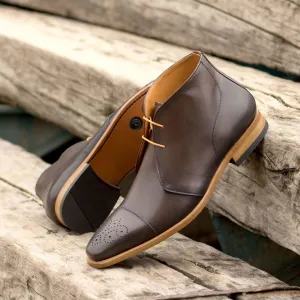 Chukka-Painted Calf, Red, Dark Brown