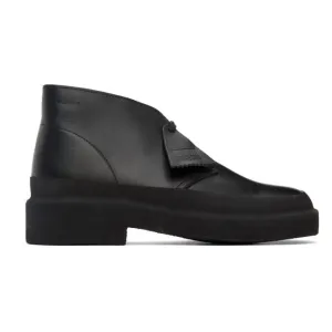 Clarks Originals Black Galosh Desert Boots