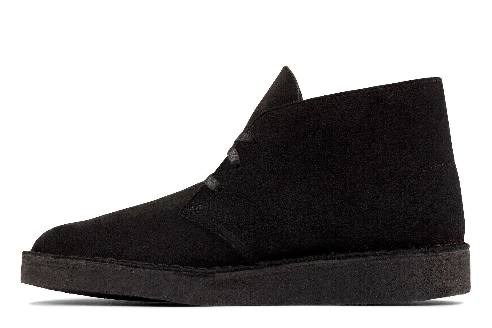 Clarks Originals Desert Coal Boots Men's Black Suede 26154809