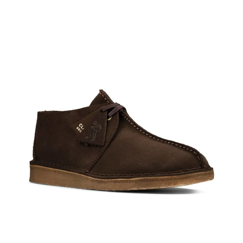 Clarks Originals Desert Trek Men's Dark Brown Suede 26155488