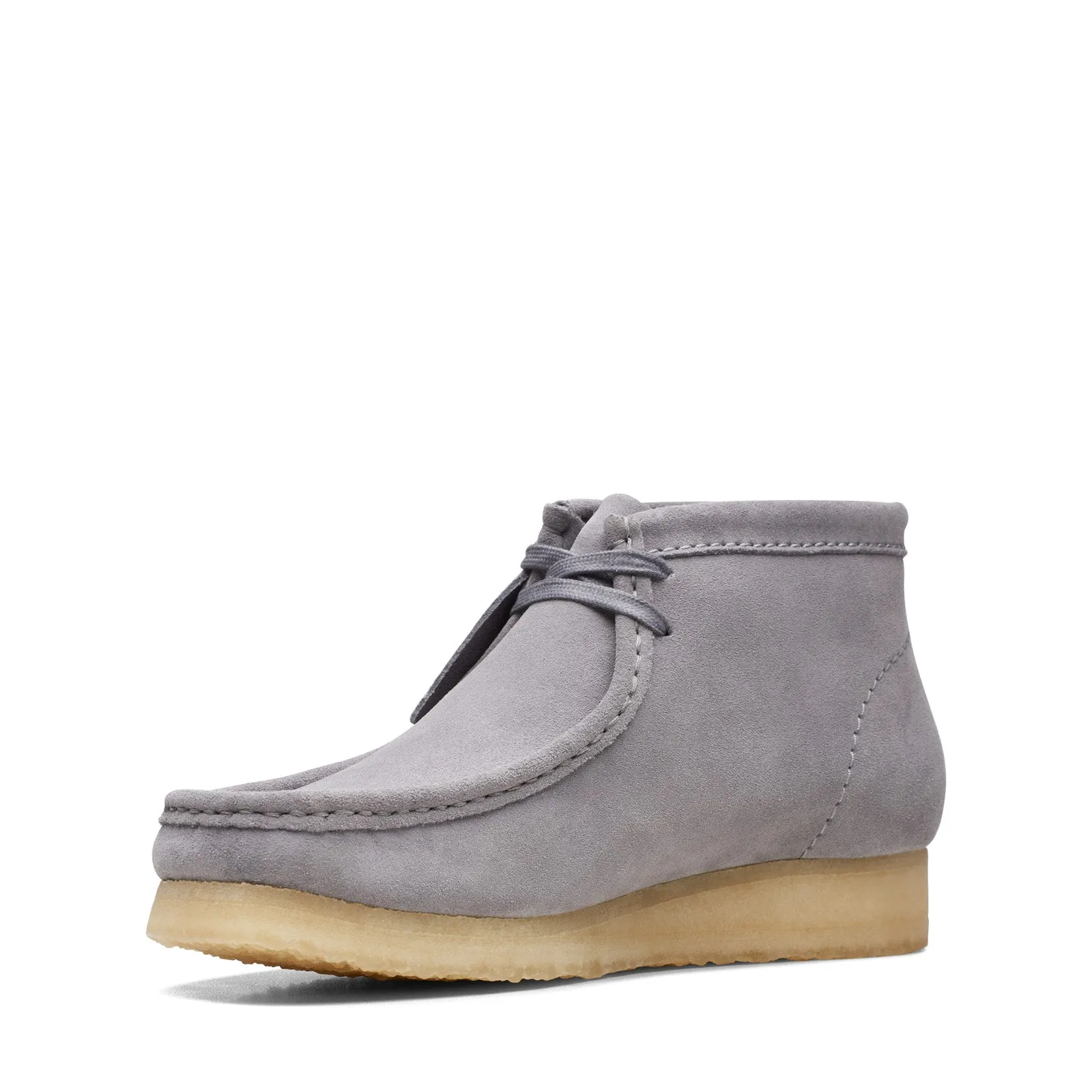 Clarks Originals Wallabee Boot Men's Gray Suede 26169731