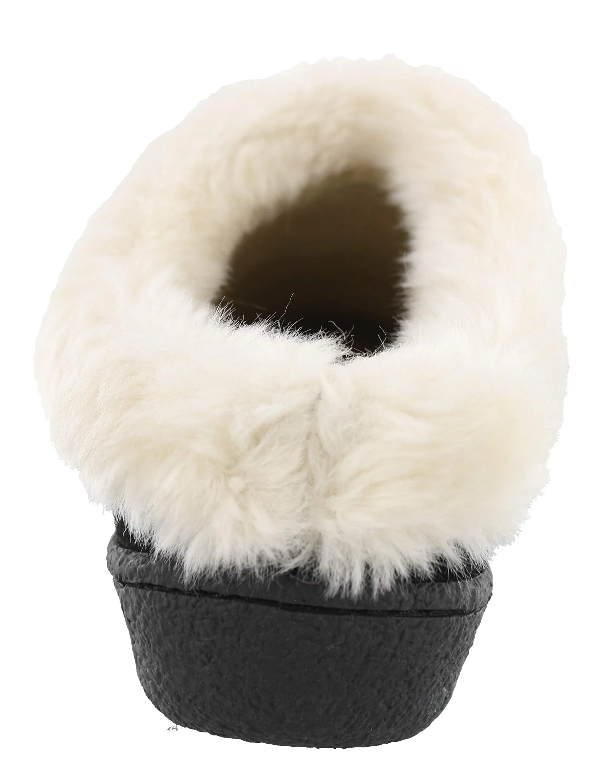 Clarks Womens Slipper Suede Leather Knitted Collar Clog Button Overlay Clogs