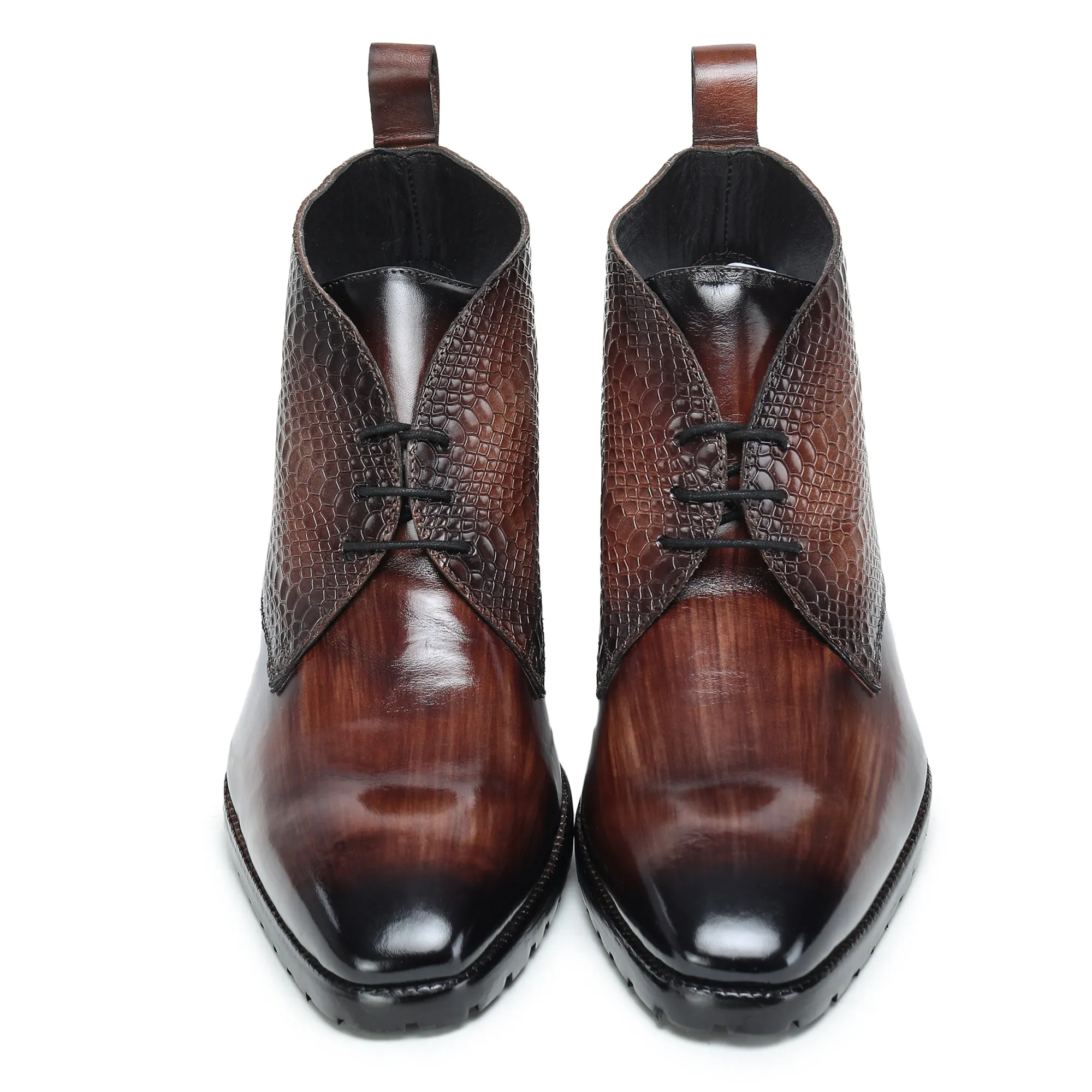 Classic Chukka Boot- Python Brown