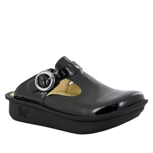 Clearance Alegria Classic Black Waxy Shoes