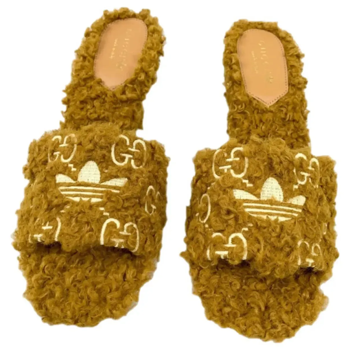 Cloth sandal Gucci X Adidas Brown