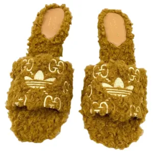 Cloth sandal Gucci X Adidas Brown