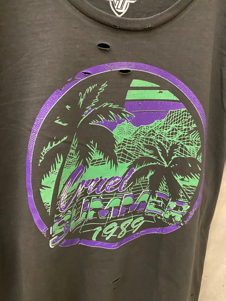 Cruel Summer 1989 vintage  Distressed T-shirt