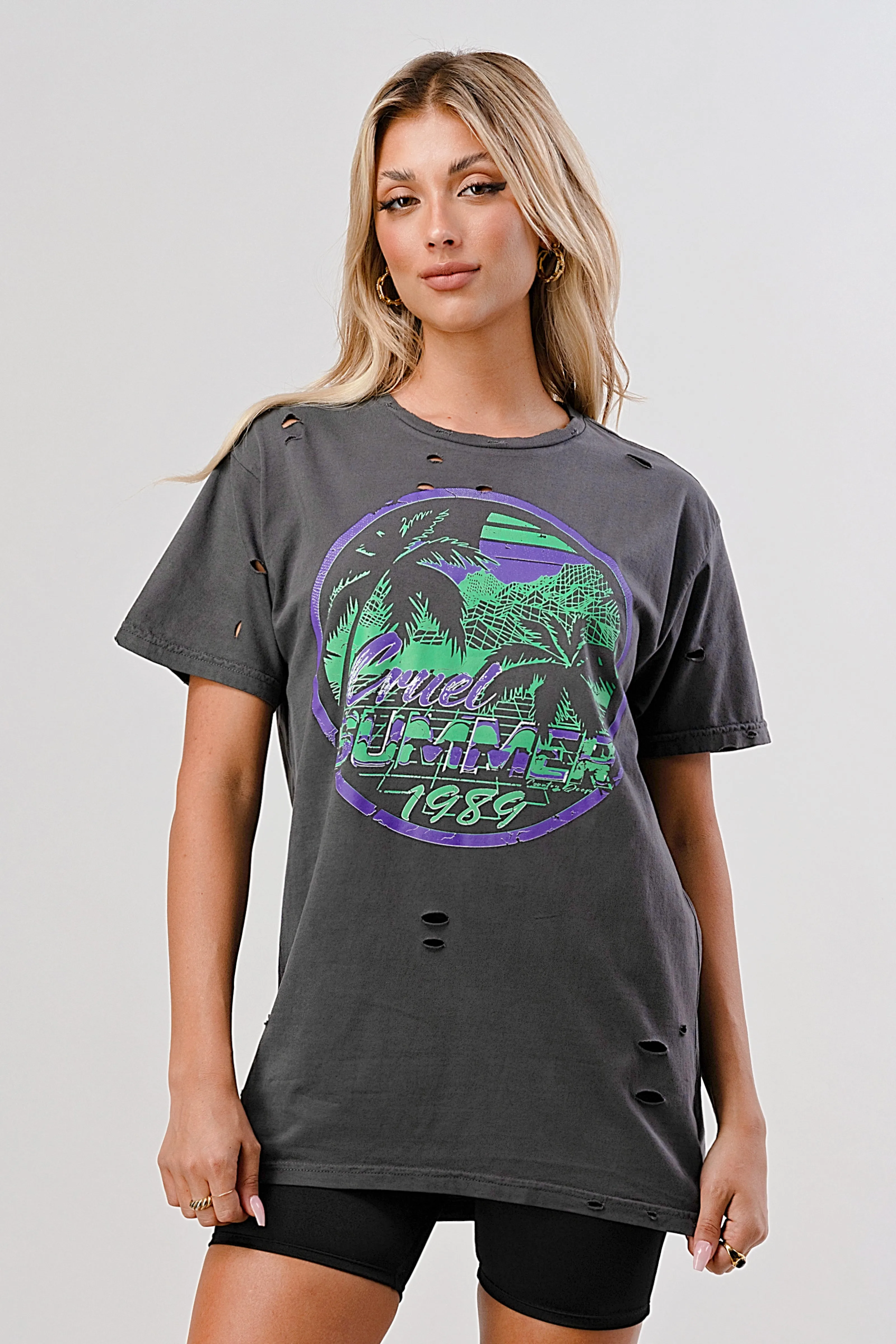 Cruel Summer 1989 vintage  Distressed T-shirt