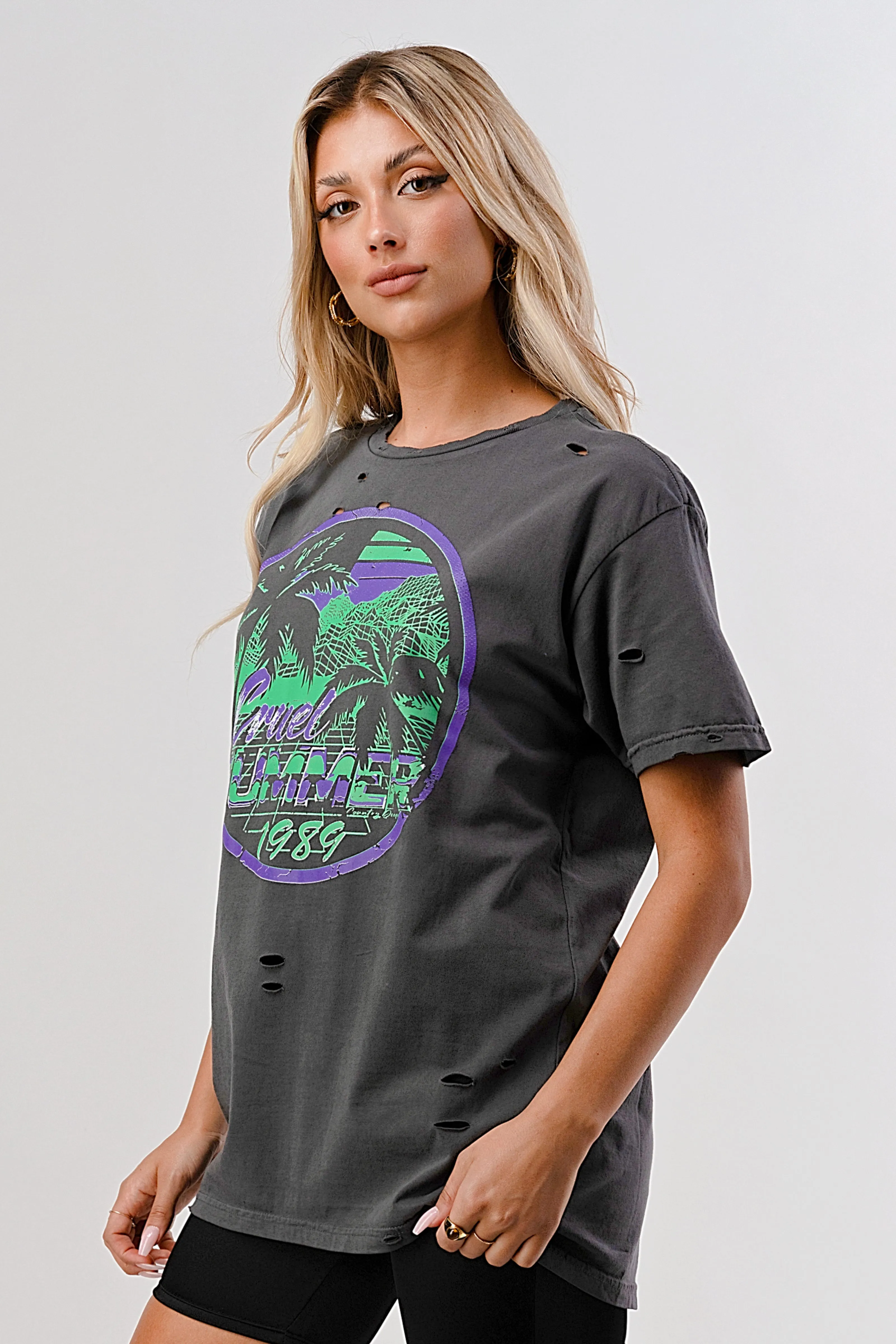 Cruel Summer 1989 vintage  Distressed T-shirt
