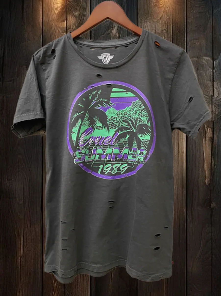 Cruel Summer 1989 vintage  Distressed T-shirt