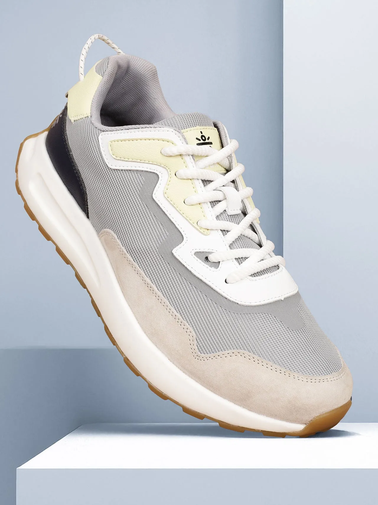 Cult Men's StarDust Sneaker Shoes - Grey/Beige