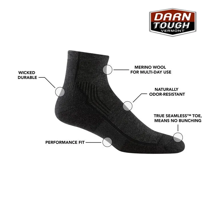 DARN TOUGH HIKER QUARTER MIDWEIGHT HIKING SOCK MEN'S