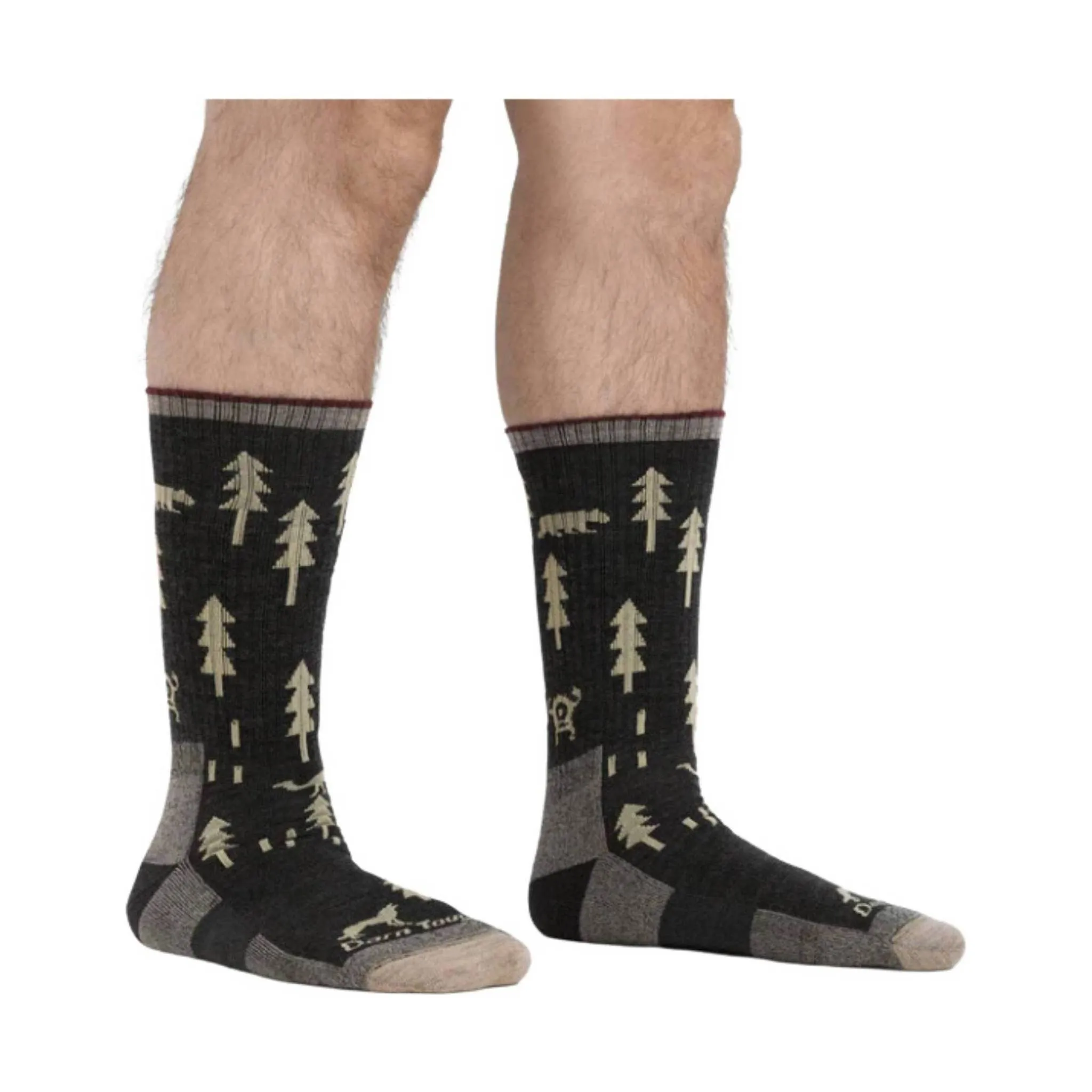 Darn Tough Vermont Men's ABC Boot Midweight Hiking Sock - Black