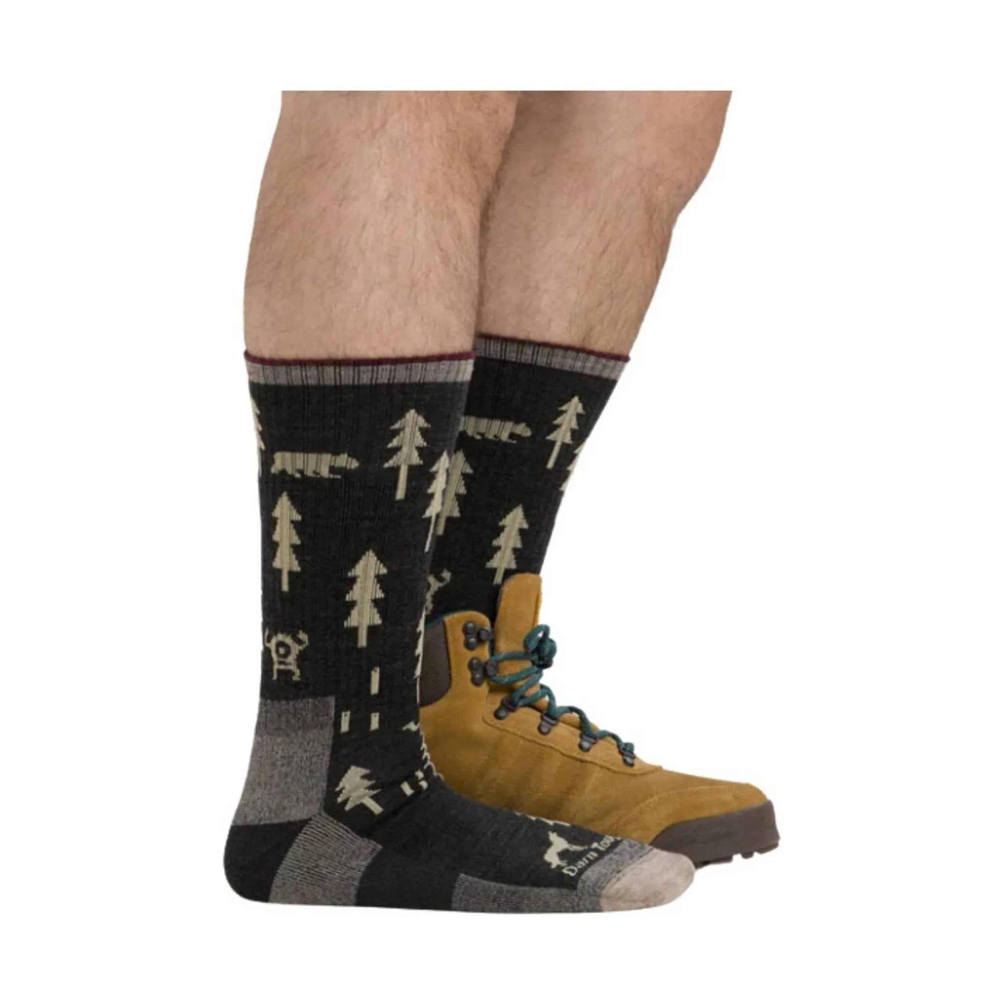 Darn Tough Vermont Men's ABC Boot Midweight Hiking Sock - Black