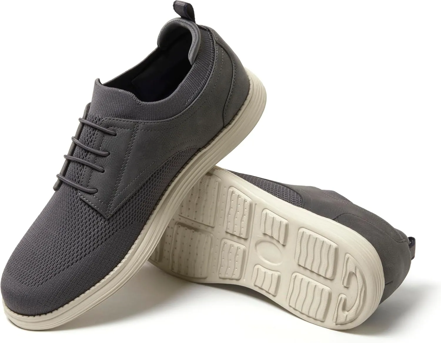 Dearfoams Men's Nash Slip on Oxford Lightweight, Breathable with Arch Support Dress Shoe