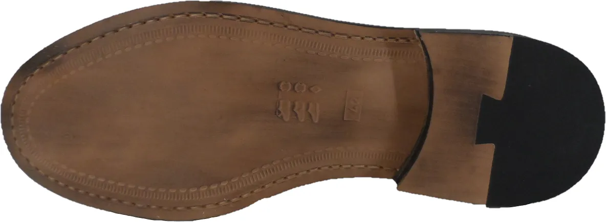 Delicious Junction Black Locky Mod SKA Loafers Shoes
