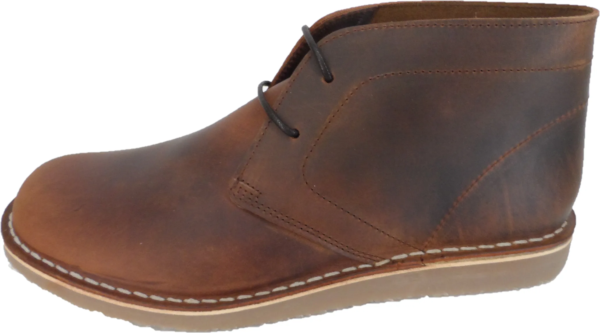 Delicious Junction Leather Gary Crowley Brown Desert Boots
