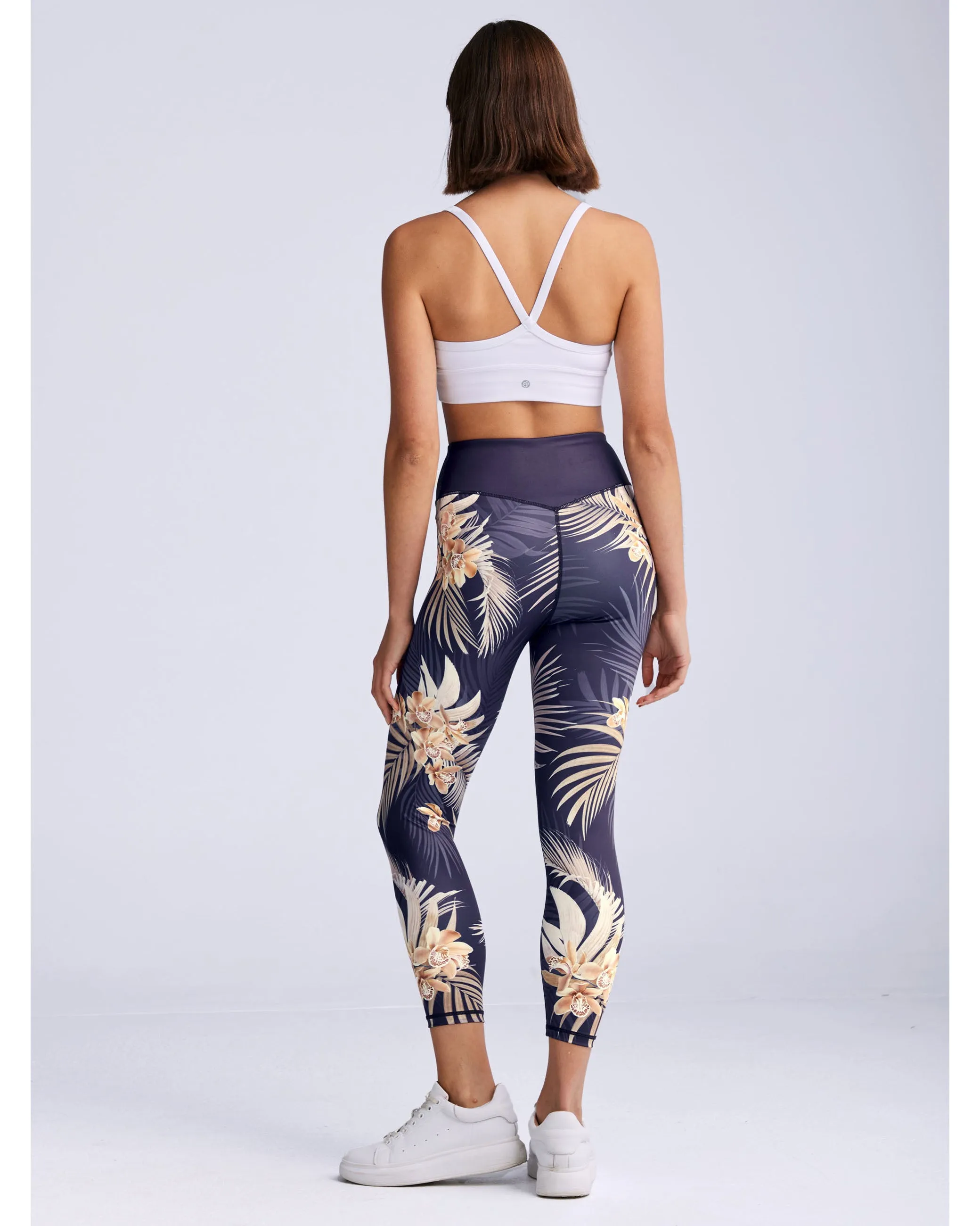 Dharma Bums Balance 7/8 Legging - Tahitian Princess