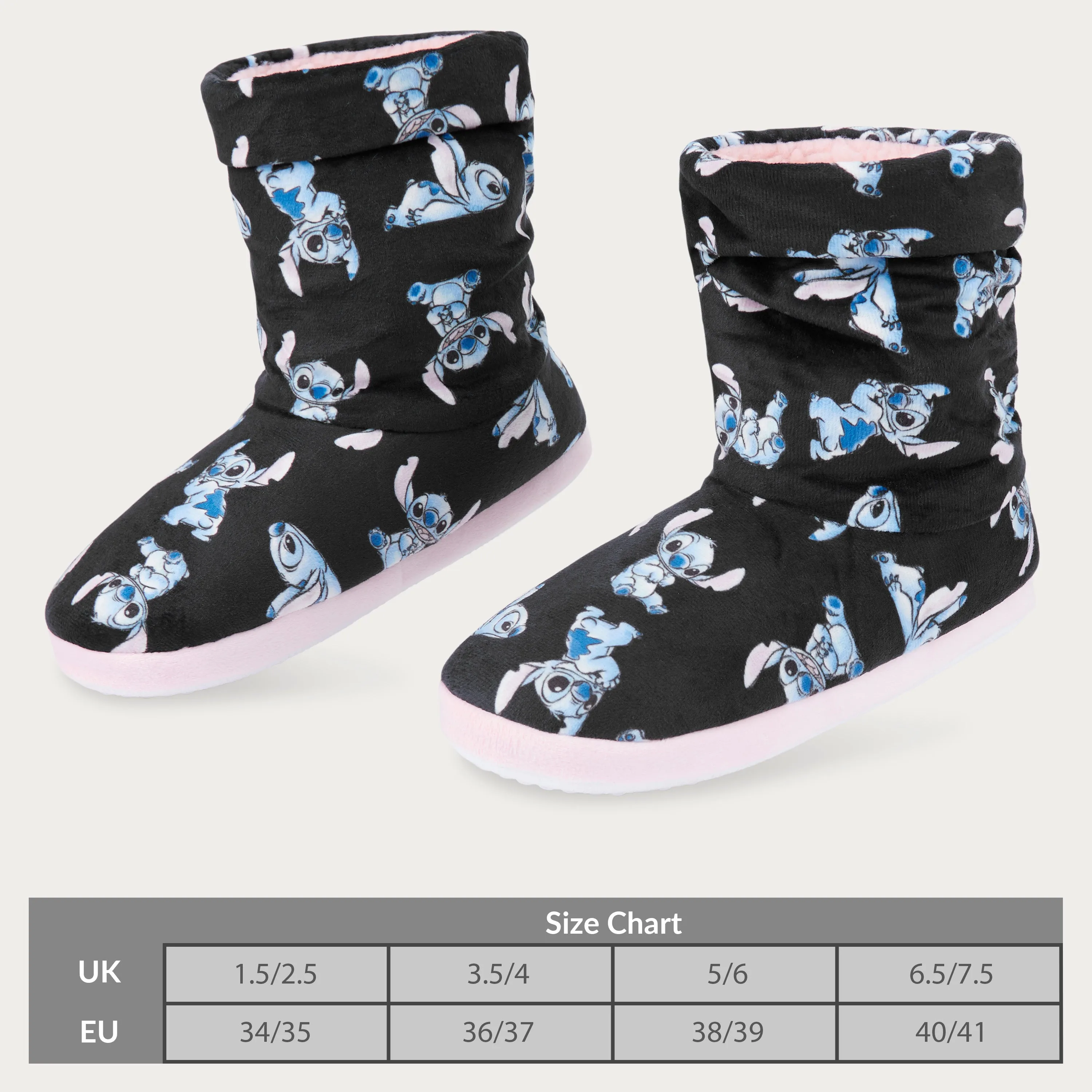 Disney Stitch Boot Slippers Women and Teenagers