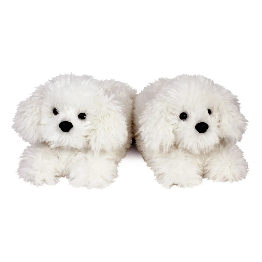 Dog Slippers JulesRoche Non-Slip Comfort Bichon Frise Design