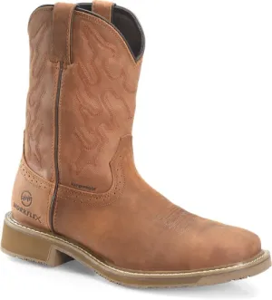 Double H Men's 13" Workflex Wide Square Composite Toe Roper - Tan DH5143