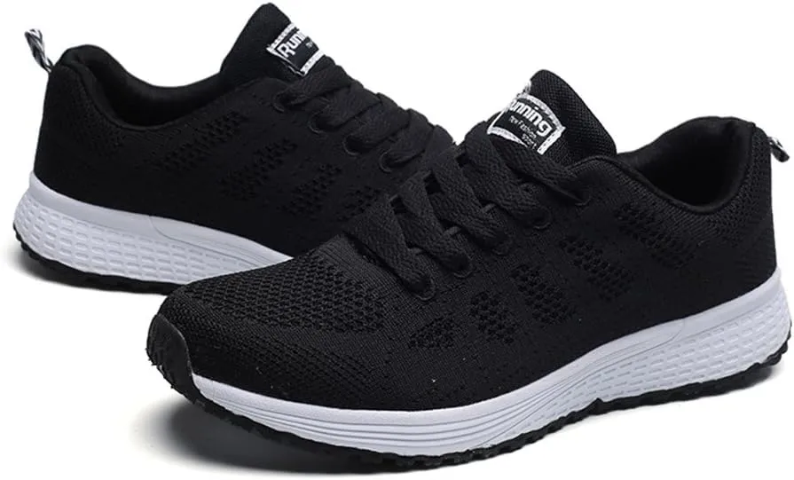 Dress Sneakers Men Running Shoes for Women Running Shoes Womens Lightweight Slip on Non Slip Low Top Casual Women's Loafers & Slip-Ons White Leather Sneakers for Women