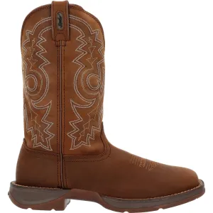 Durango Rebel Men's Steel Toe Pull-On Western Boots Db4343 In Brown