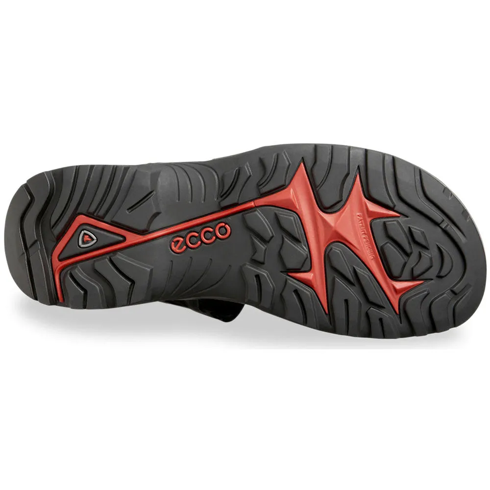 Ecco Yucatan Sandal Black/Mole Leather (Men's)