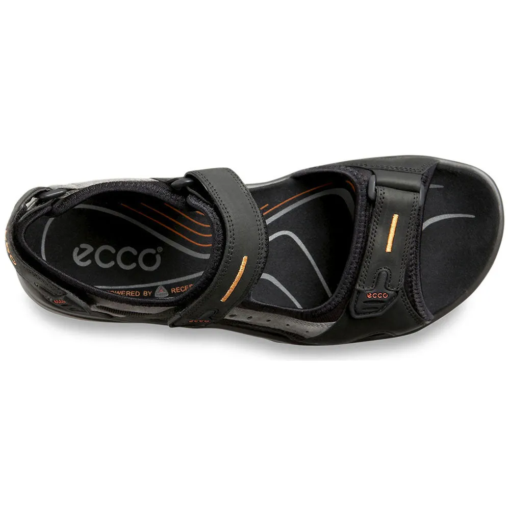 Ecco Yucatan Sandal Black/Mole Leather (Men's)