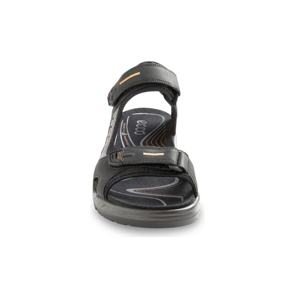 Ecco Yucatan Sandal Black/Mole Leather (Men's)